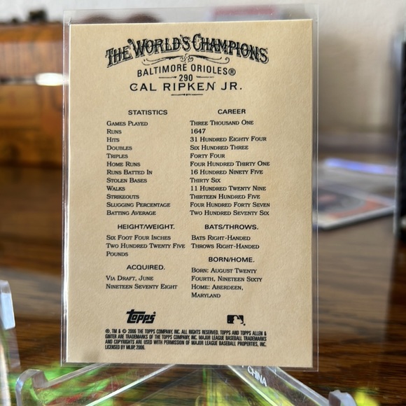 Cal Ripken Jr MINT - Picture 2 of 2